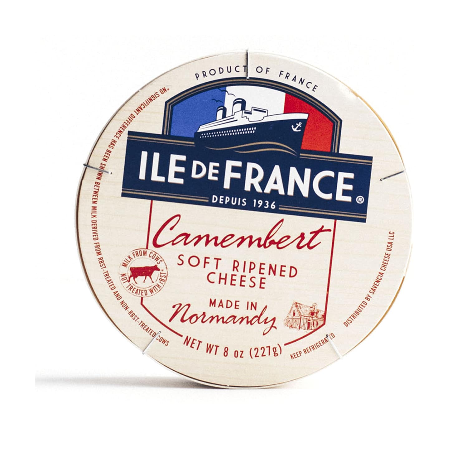 ile de france camembert packaging