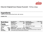 Chavrie goat cheese pyramid ingredients & nutrition facts