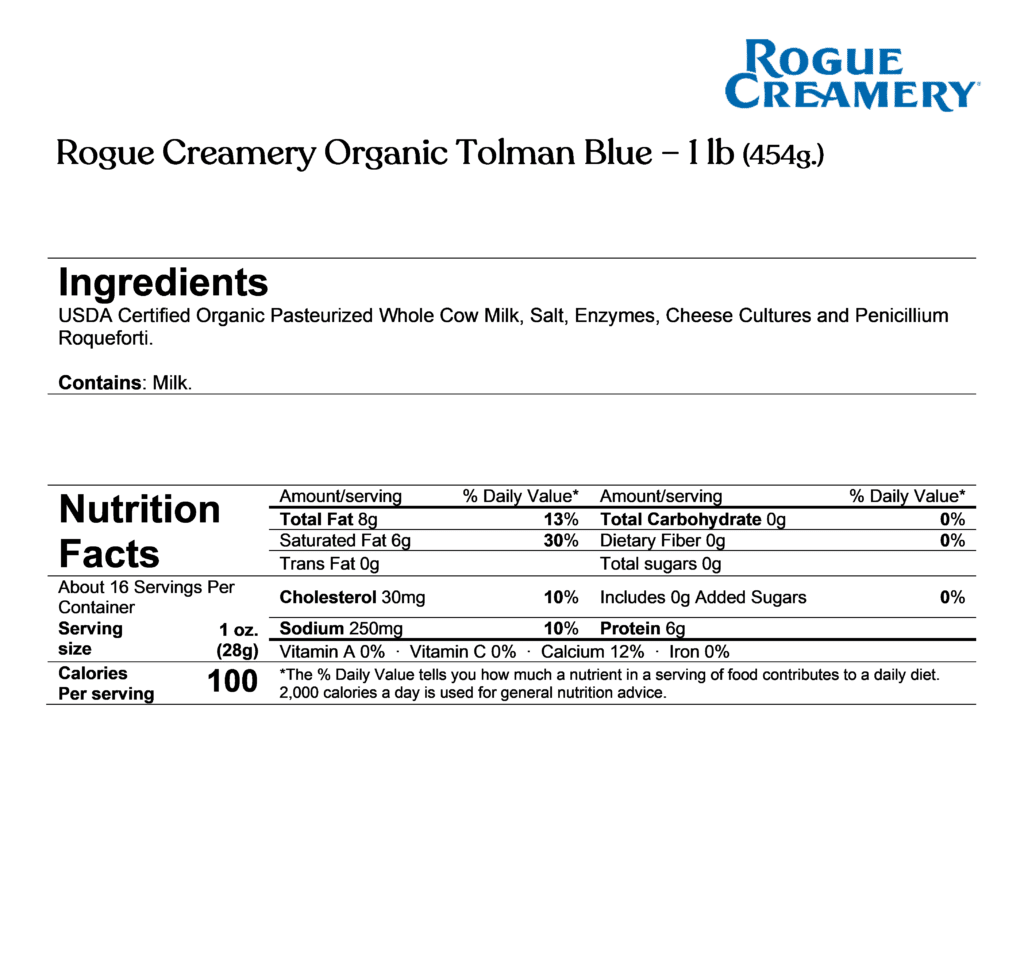 product focus blue cheese Rogue Tolman