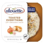 Alouette Toasted Everything soft spreadable cheese packaging