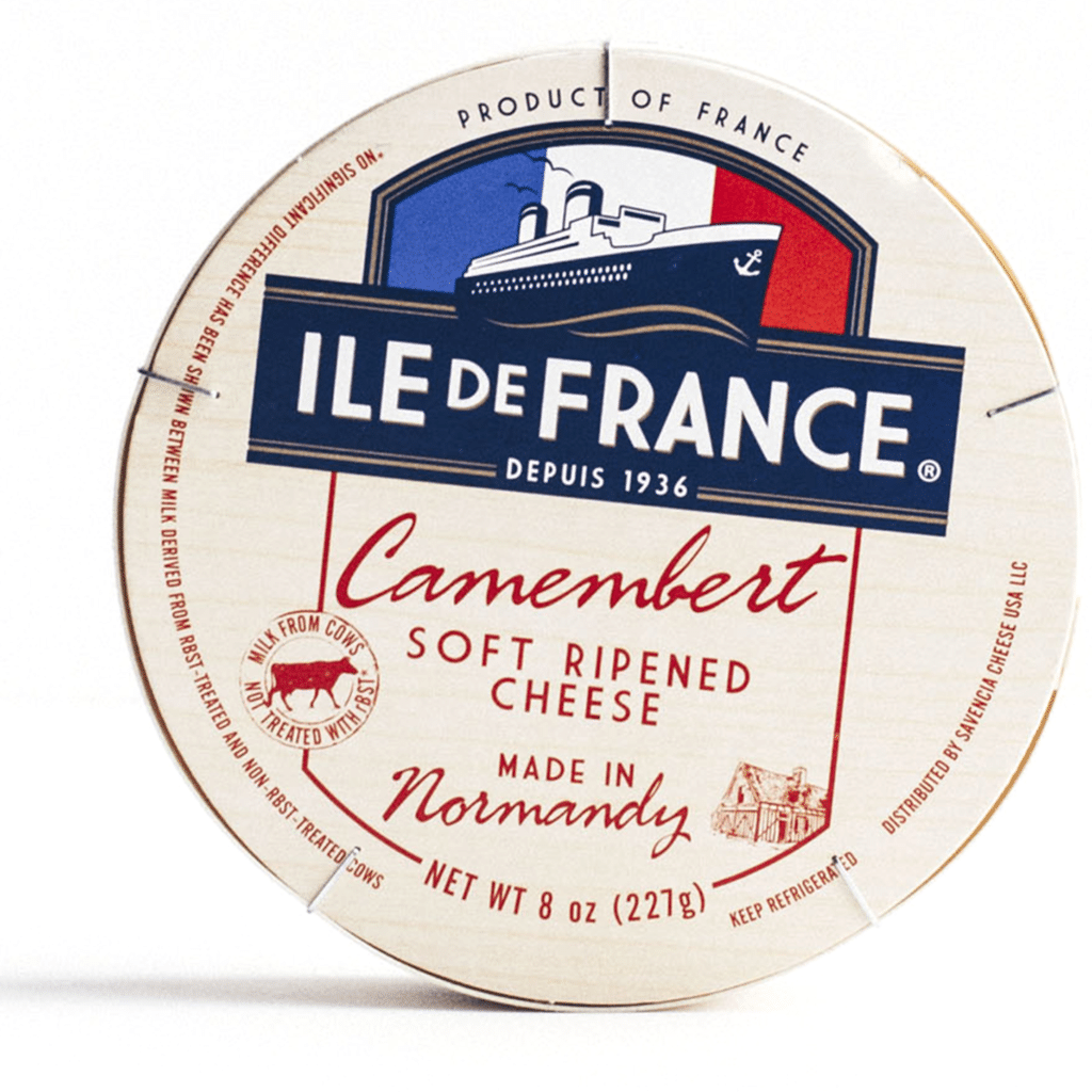 ile de france camembert packaging