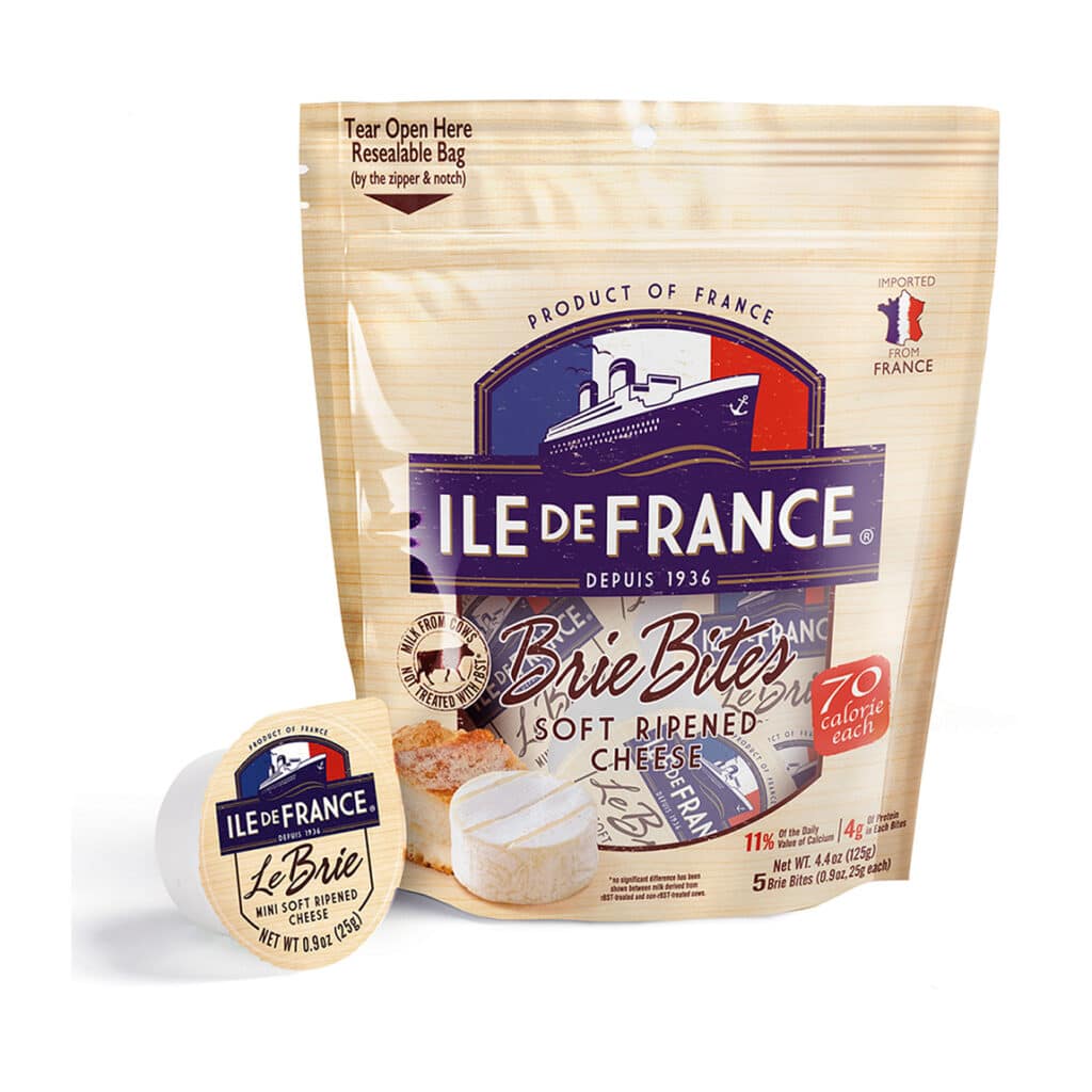 Ile de France Brie Bites 4.4 oz - Cheese Lover Shop Cheese ...