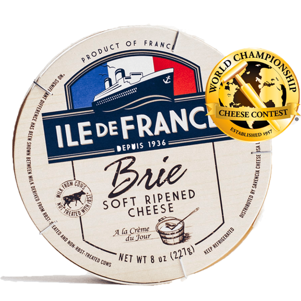 ile de france brie packaging and gold medal