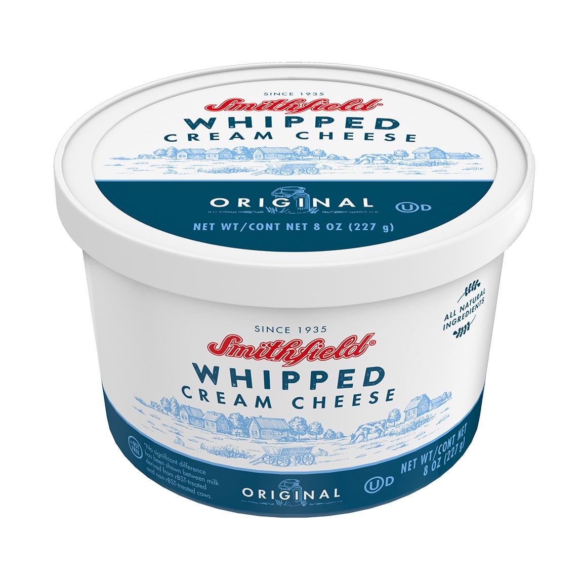 Smithfield whipped cream cheese packaging