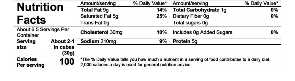 nutritional facts dorothy's diggin truffles