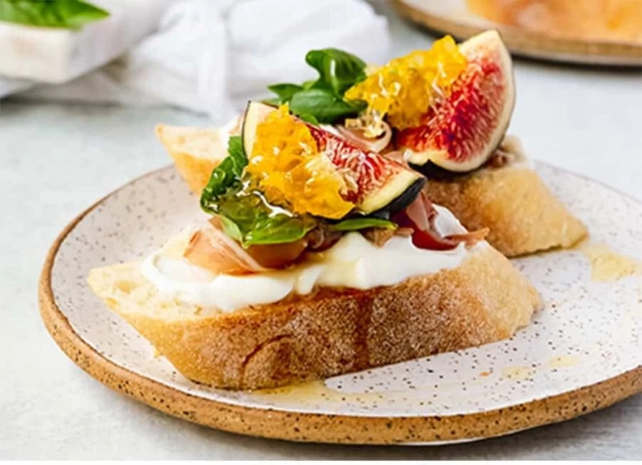 Chavrie Toast with Fig