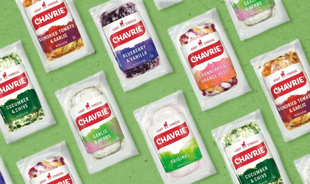 All Chavrie products Flavors