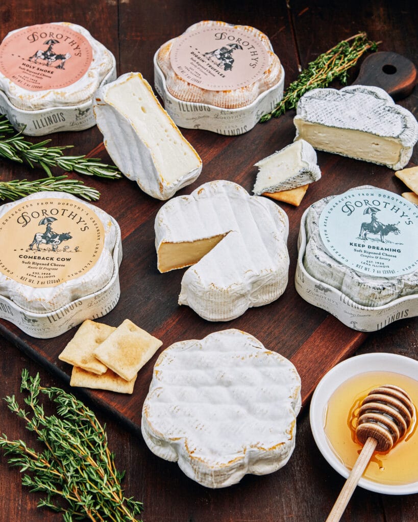 selection of dorothy's cheese