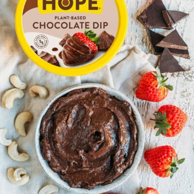 Hope plant based chocolate dip strawberries