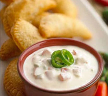 Crab Empanadas with Chavrie Goat Cheese