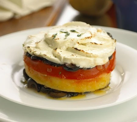 Black Olive & Tomato Tian with Chavrie Goat Cheese