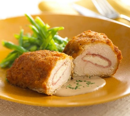 Chicken Cordon Bleu with Chavrie Goat Cheese