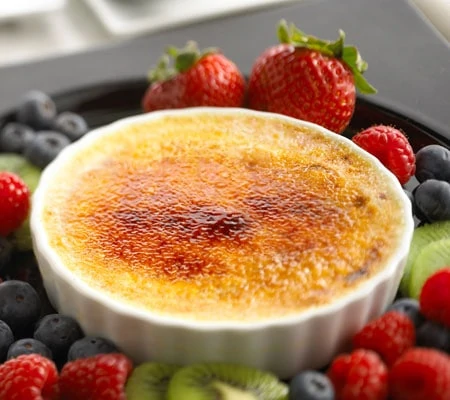 Crème Brulée with Chavrie Goat Cheese