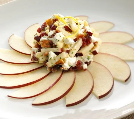 Cranberry Chavrie Bacon and Apple Salad