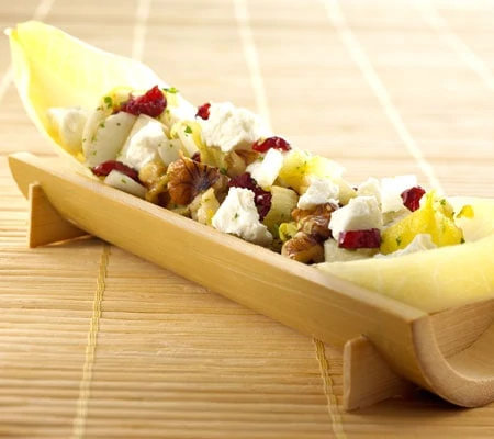 Cranberry Chavrie Belgium Endive Salad