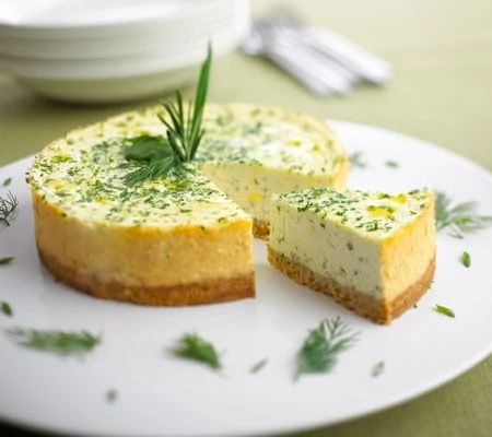 Herbed Cheesecake with Chavrie Goat Cheese