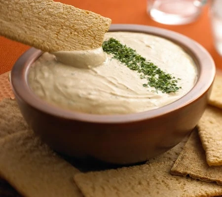 Hummus Recipe with Chavrie Goat Cheese