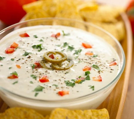 Jalapeno Queso with Chavrie Goat Cheese Dip