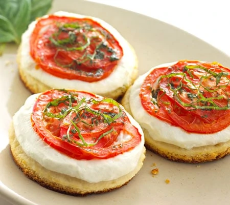 Mini Pizzas with Chavrie Goat Cheese