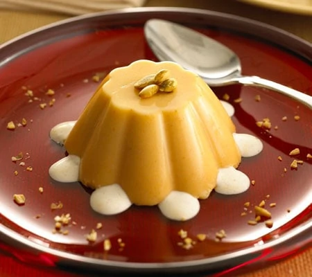 Pumpkin Panna Cotta with Chavrie Goat Cheese