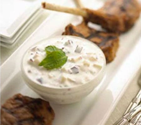 Raita with Chavrie Goat Cheese