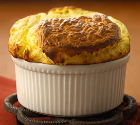 Soufflé Recipe with Chavrie Goat Cheese