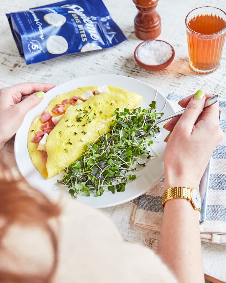 Supreme Brie Bites Ham and Cheese & Apple Omelette — Cheese Lover Shop